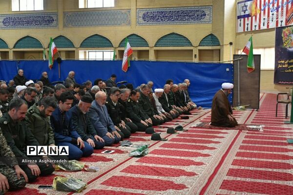 نماز جمعه و راهپیمایی مردم بابلسر