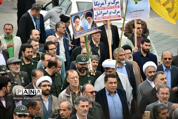 نماز جمعه و راهپیمایی مردم بابلسر