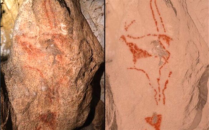 کشف نقاشی‌های ۳۰ هزارساله در یک غار +تصویر