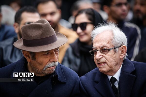 مراسم تشییع زنده‌یاد جمشید مشایخی