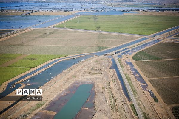 بازدید وزیر آموزش و پرورش از مناطق سیل‌زده استان خوزستان