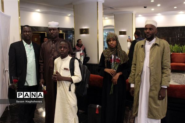 آیین استقبال از شرکت‌کنندگان ششمین دوره مسابقات بین‌المللی قرآن کریم دانش‌آموزان جهان اسلام