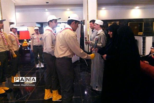 آیین استقبال از شرکت‌کنندگان ششمین دوره مسابقات بین‌المللی قرآن کریم دانش‌آموزان جهان اسلام