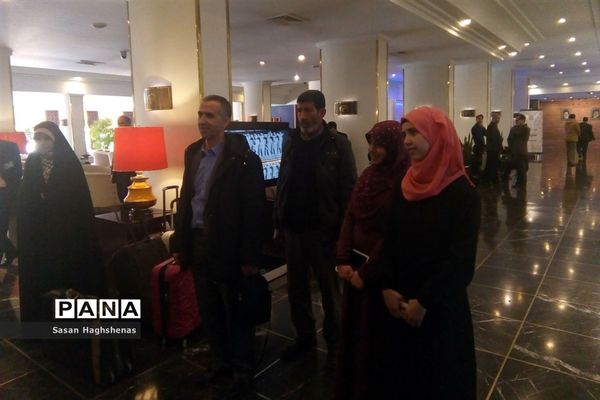 آیین استقبال از شرکت‌کنندگان ششمین دوره مسابقات بین‌المللی قرآن کریم دانش‌آموزان جهان اسلام