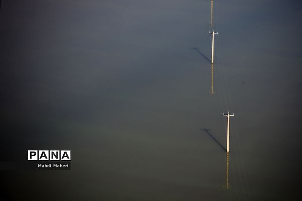 تصاویر هوایی از مناطق سیل زده استان خوزستان