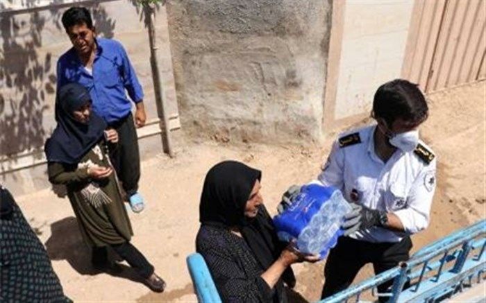 توزیع چهار تن اقلام در پلدختر