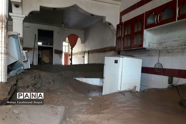 منازل تخریب‌شده در سیل پلدختر استان لرستان