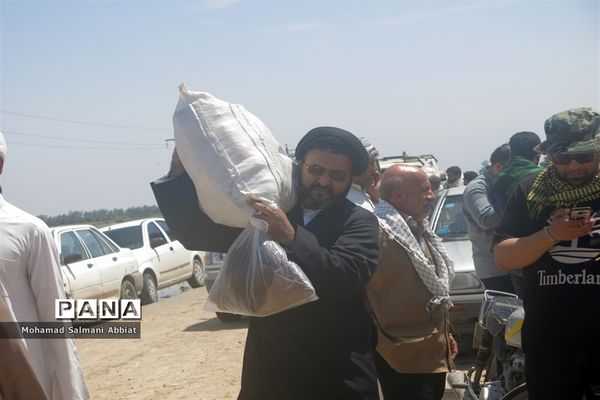 روندکمک‌رسانی به روستاهای بخش اسماعیلیه اهواز