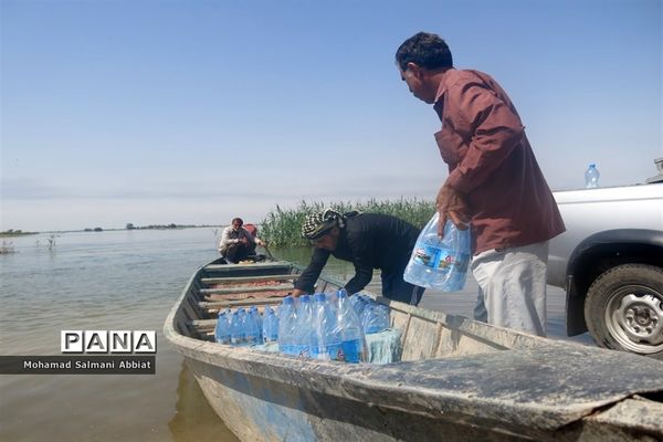 روندکمک‌رسانی به روستاهای بخش اسماعیلیه اهواز