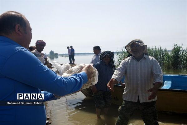 روندکمک‌رسانی به روستاهای بخش اسماعیلیه اهواز