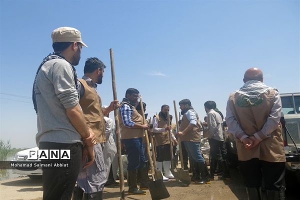 روندکمک‌رسانی به روستاهای بخش اسماعیلیه اهواز