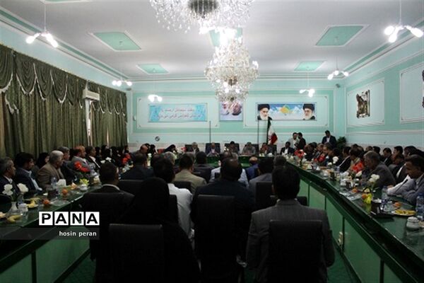 مراسم خداحافظی علیرضا نخعی از مسئولیت آموزش و پرورش سیستان و بلوچستان