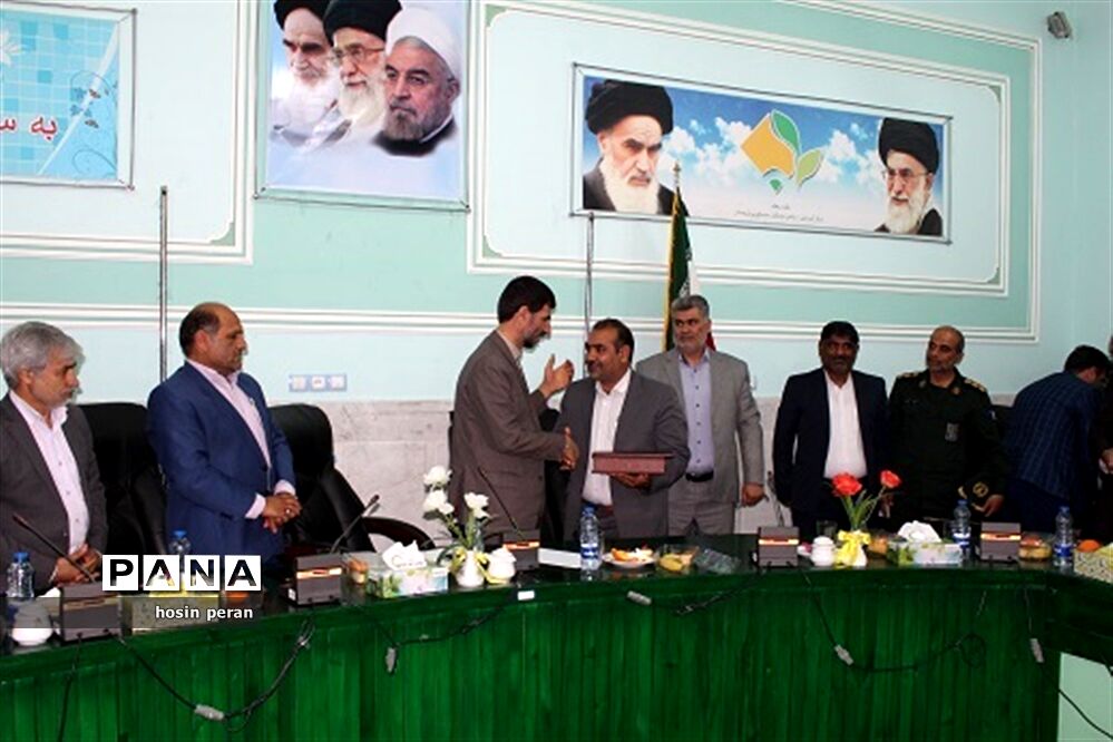 مراسم خداحافظی علیرضا نخعی از مسئولیت آموزش و پرورش سیستان و بلوچستان