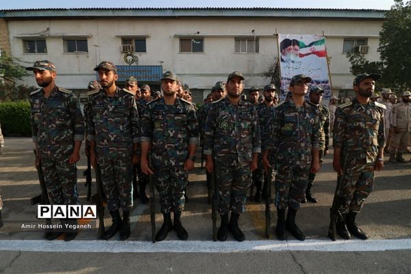 رژه روز ارتش در جزیره کیش