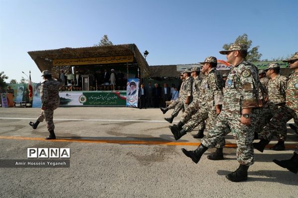 رژه روز ارتش در جزیره کیش