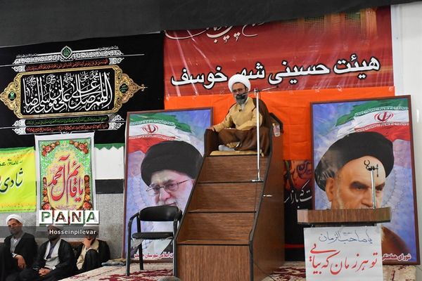 سخنرانی حجت الاسلام والمسلمین دانشمند در هیئت حسینی شهرستان خوسف