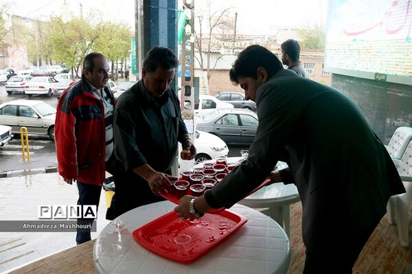 ایستگاه صلواتی سازمان دانش‌آموزی آذربایجان شرقی به مناسبت نیمه شعبان