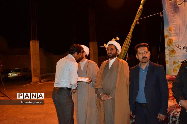 برپایی جشن میلاد در هیات صاحب الزمانی شهرستان خوسف