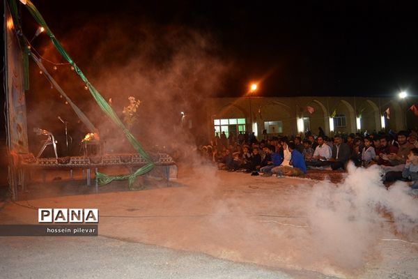 برپایی جشن میلاد در هیات صاحب الزمانی شهرستان خوسف
