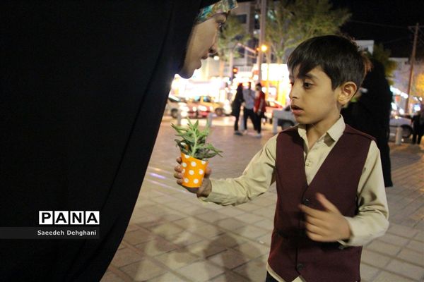 جشن و سرور مردم شیراز در شب میلاد حضرت مهدی (عج)