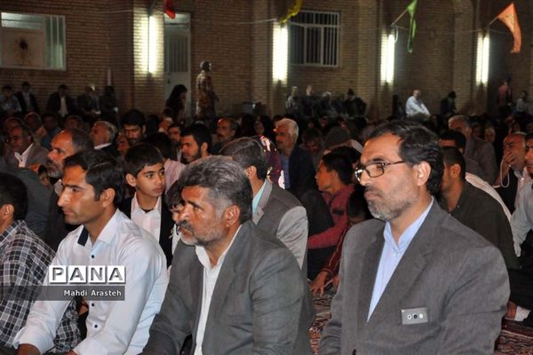 جشن میلاد امام زمان (عج) درهیئت صاحب الزمانی شهرستان خوسف