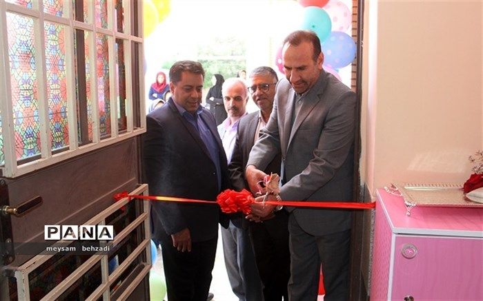 پروژه اتاق بازی و یادگیری دبستان دخترانه فقاهت ناحیه دو کرمان افتتاح شد
