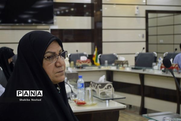 جلسه تعامل و هماهنگی سازمان بسیج فرهنگیان سپاه امام صادق (ع) استان بوشهر