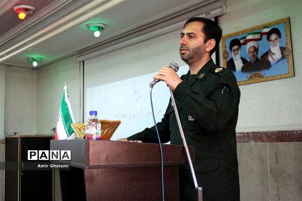 برگزاری مراسم تکریم و معارفه فرماندهان حوزه مقاومت بسیج دانش‌آموزی و فرهنگیان چهاردانگه