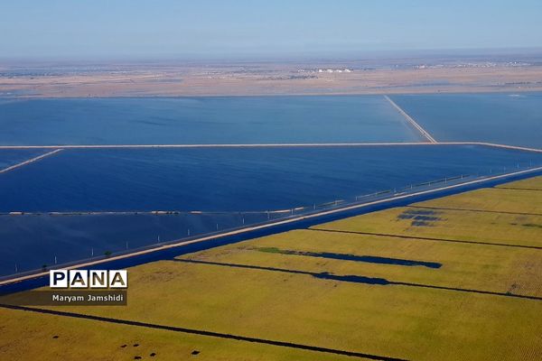 تصاویر هوایی از آخرین وضع مناطق سیل‌زده در لرستان و خوزستان