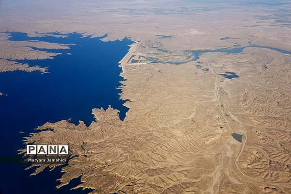 تصاویر هوایی از آخرین وضع مناطق سیل‌زده در لرستان و خوزستان