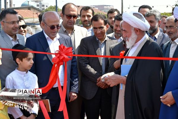 آیین افتتاح 5 پروژه عمرانی در بابلسر