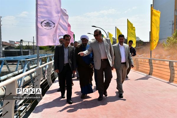 آیین افتتاح 5 پروژه عمرانی در بابلسر