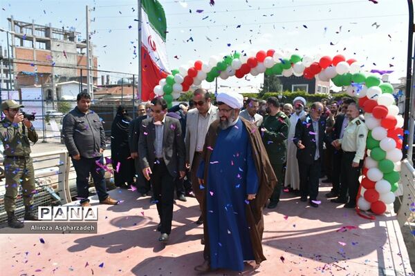 آیین افتتاح 5 پروژه عمرانی در بابلسر