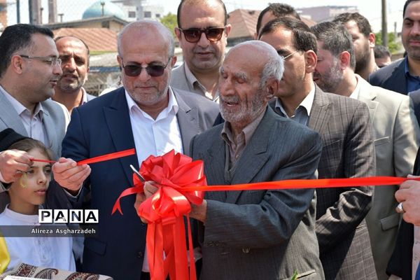آیین افتتاح 5 پروژه عمرانی در بابلسر