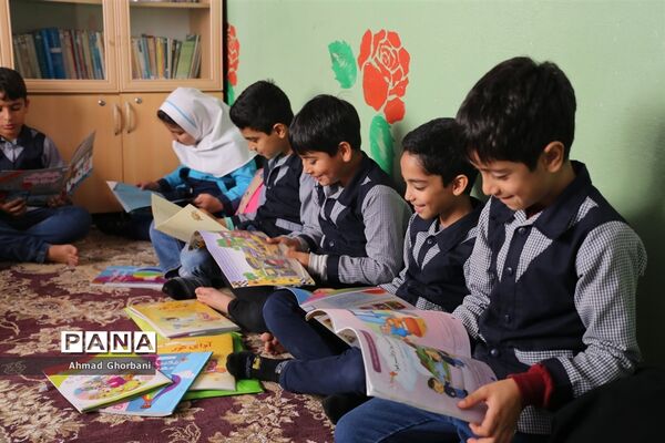«اتاق بازی» و «اتاق قصه» مدرسه رضوی روستای سنگتراشان ساری
