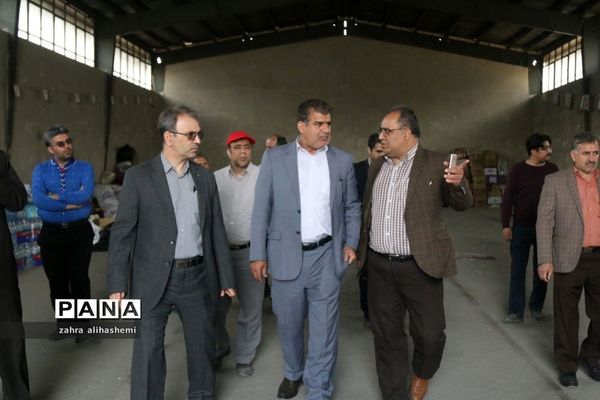 ارسال کمک های غیرنقدی به مناطق سیل زده باحضور مدیرکل آموزش و پرورش تهران