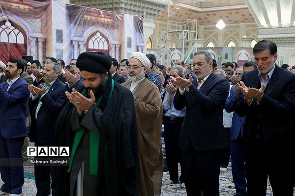 مراسم تجدید میثاق فرهنگیان با آرمان‌های امام خمینی (ره)