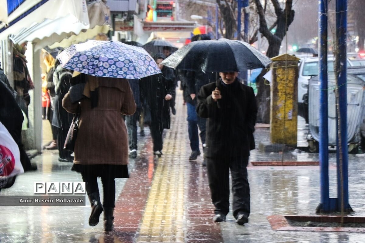 بارش شدید در ۷ استان