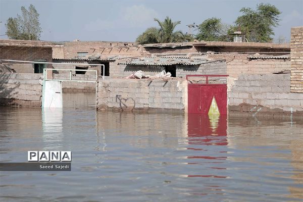 خوزستان محاصره در سیل