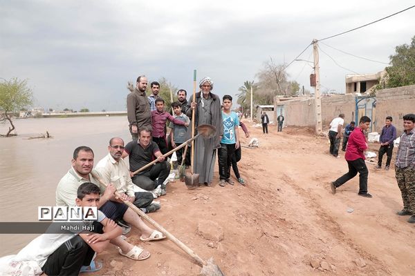 خوزستان محاصره در سیل