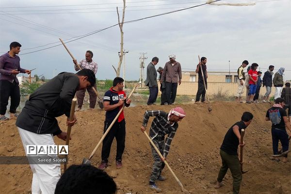 خوزستان محاصره در سیل