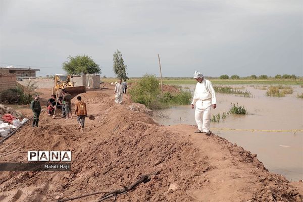خوزستان محاصره در سیل