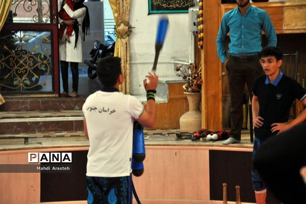 مسابقات بین گودی زورخانه مالک اشتر بیرجند