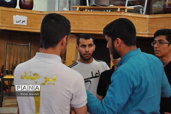 مسابقات بین گودی زورخانه مالک اشتر بیرجند
