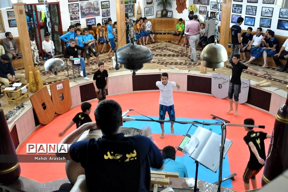 مسابقات بین گودی زورخانه مالک اشتر بیرجند