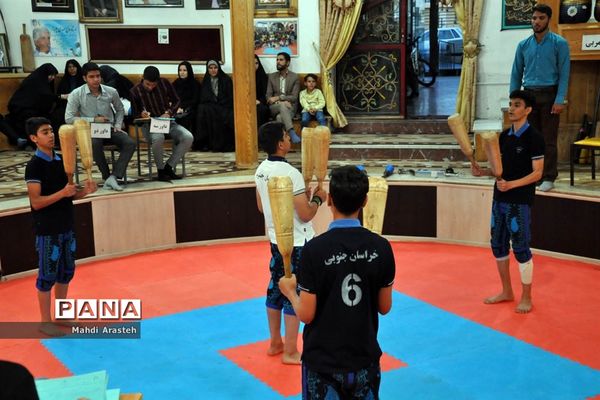 مسابقات بین گودی زورخانه مالک اشتر بیرجند