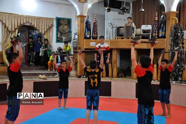 مسابقات بین گودی زورخانه مالک اشتر بیرجند