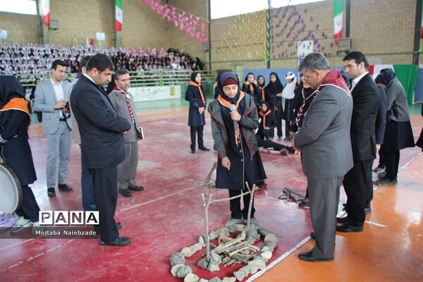 همایش پیشتازان تمام تشکیلاتی سازمان دانش‌آموزی در فریمان