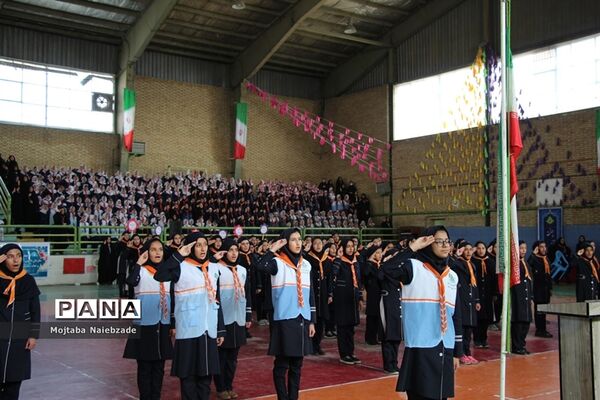 همایش پیشتازان تمام تشکیلاتی سازمان دانش‌آموزی در فریمان