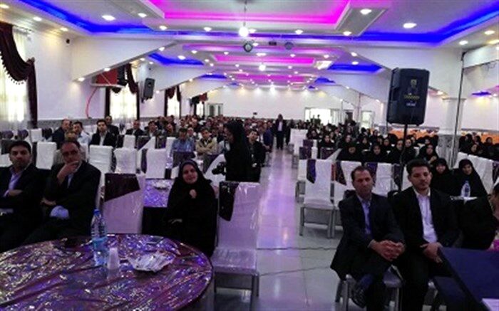 مراسم بزرگداشت مقام معلم شهرستان خرمدره زنجان برگزارشد